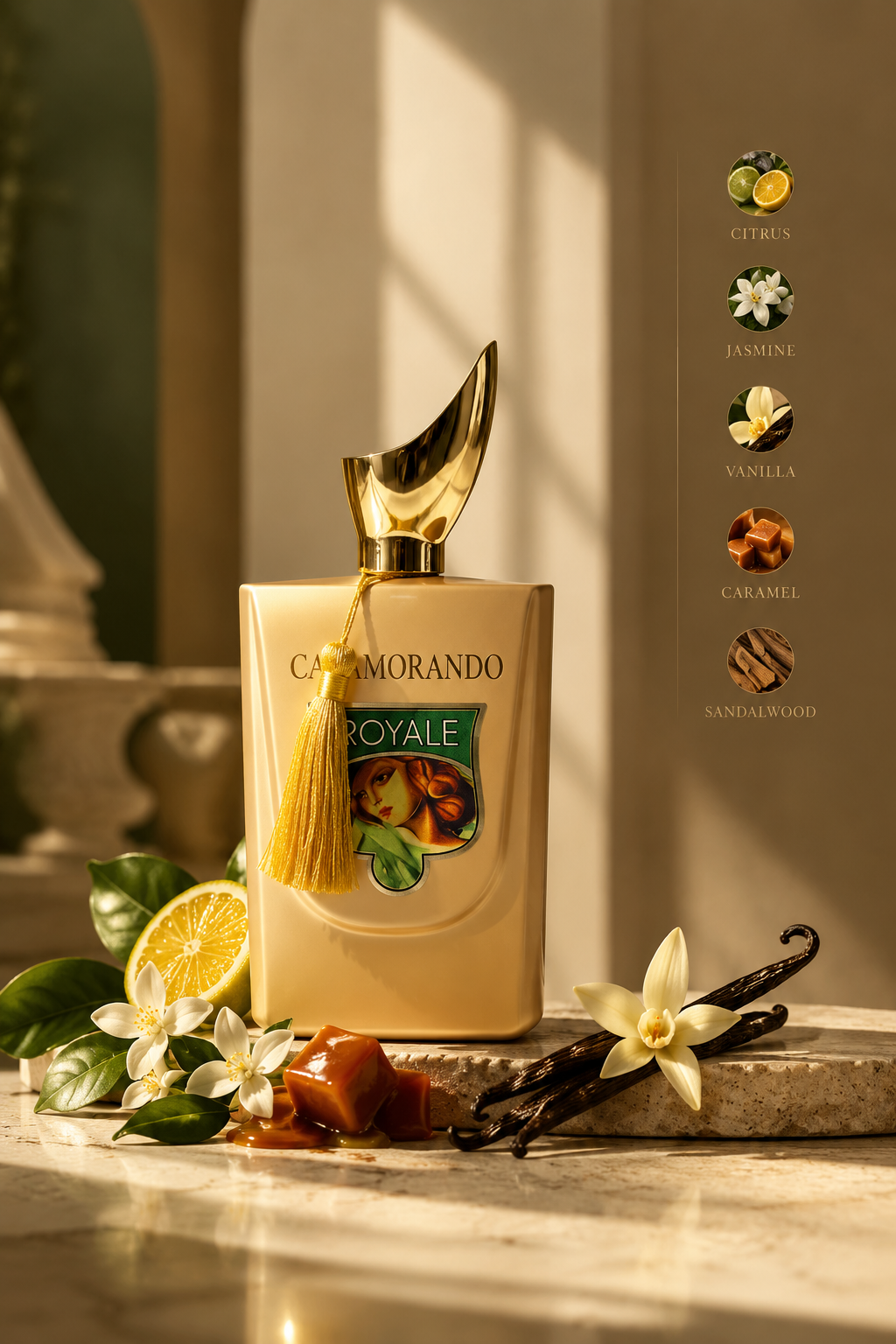 ادکلن زنانه (کازاموراتی لیرا) کازاموراندو رویال فرگرانس حجم 100 میل| fragrance World Xerjoff Casamorati lira